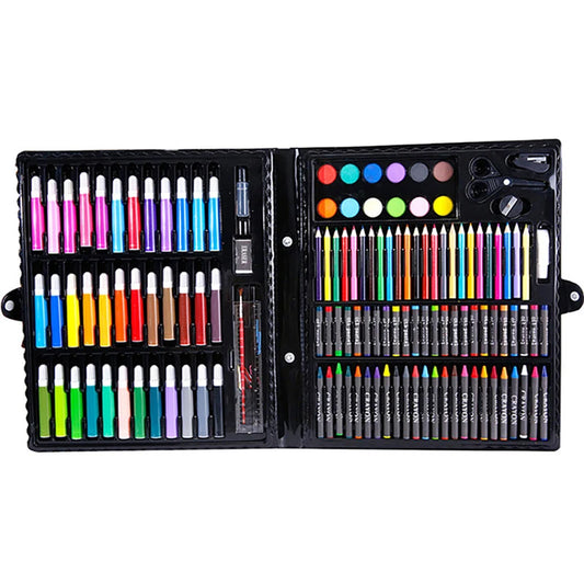 150Pcs Art Set Watercolor Markers Crayons Water Pen Drawing Set Artist Painting Tools School Stationery Gifts