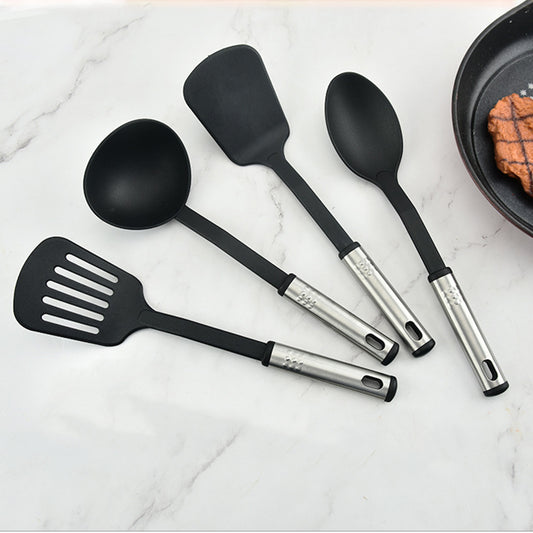 17PCS Cooking Utensil Plastic Kitchen Tool Utensil Cutlery Set Cooking Spatula Spoon Can Opener Peeler Whisk