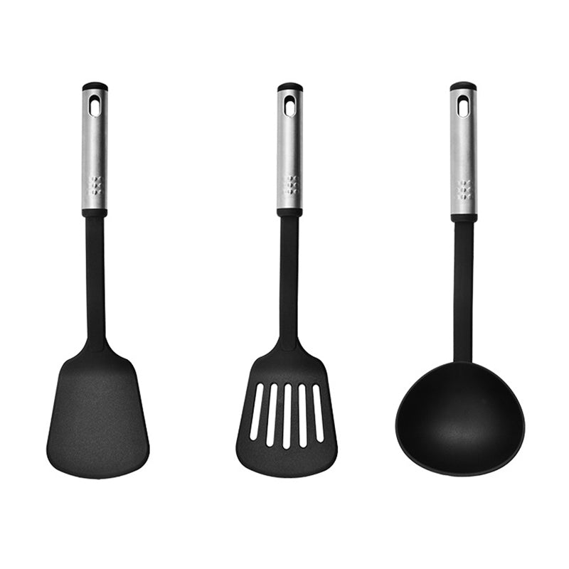 17PCS Cooking Utensil Plastic Kitchen Tool Utensil Cutlery Set Cooking Spatula Spoon Can Opener Peeler Whisk