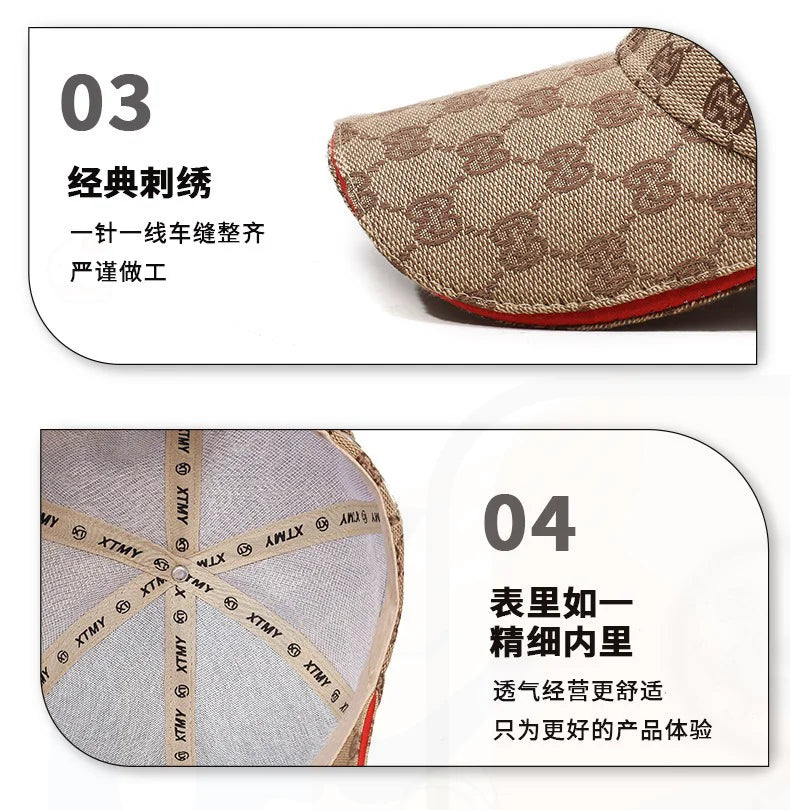 Fashionable Outdoor Unisex Baseball Cap Summer Autumn New Style Versatile Hat Sun Protection Embroidery woman cap  Men's Cap