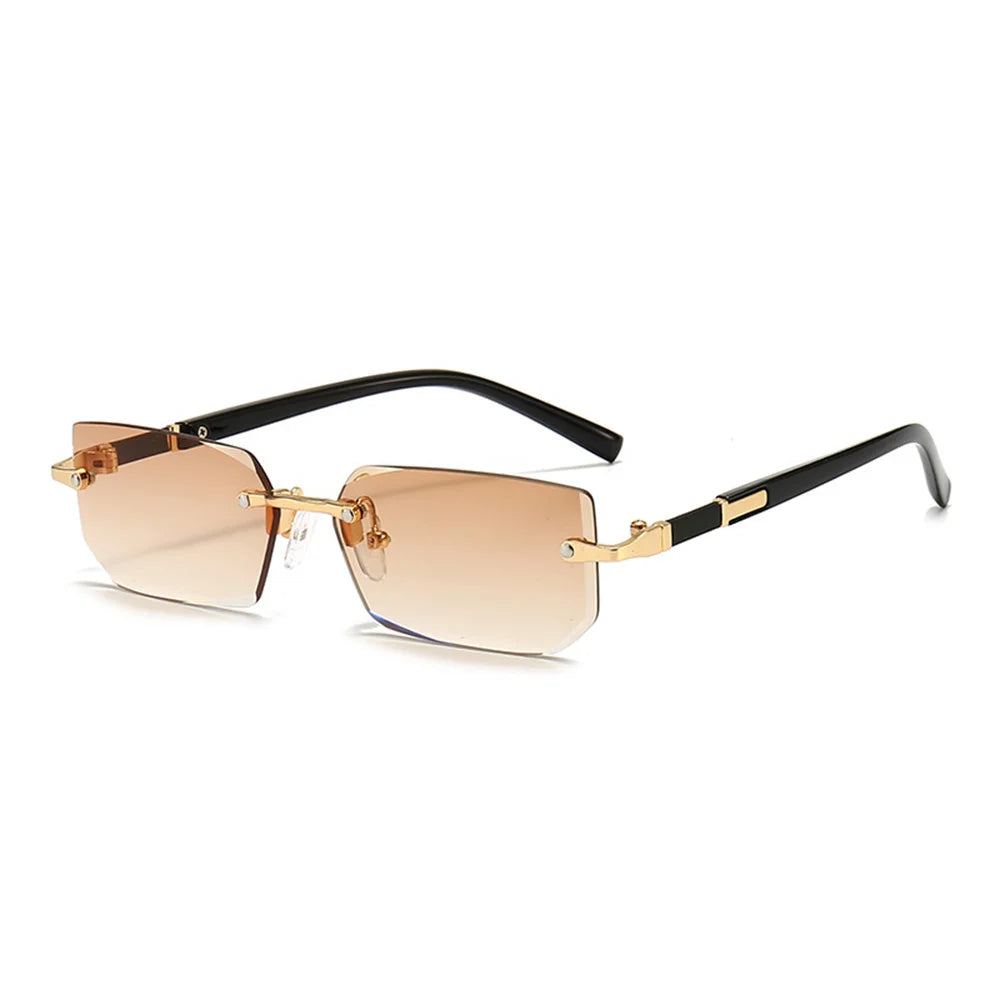 Goggles Rimless Sun Glasses Designer Shades Luxury Brand Eyewear For Beach Summer Fashion Travel
