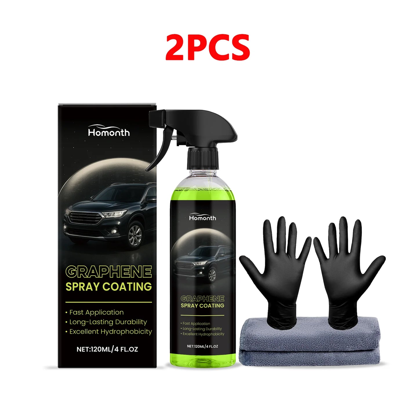 Car Graphene Ceramic Nano Spray Hydrophobic Layer Polishing Anti-fouling Cleaning Paint Coating Agent Auto Protection Accessorie