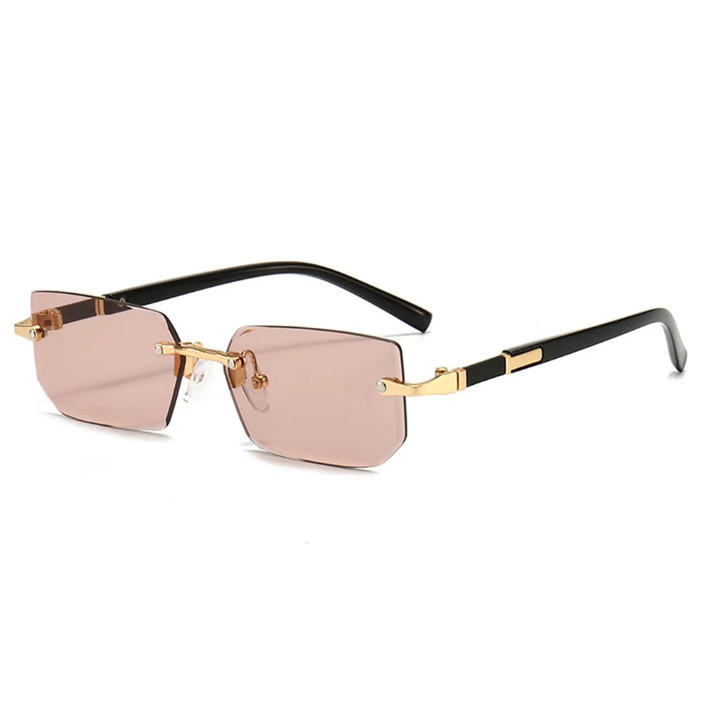 Goggles Rimless Sun Glasses Designer Shades Luxury Brand Eyewear For Beach Summer Fashion Travel