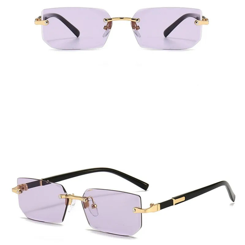 Goggles Rimless Sun Glasses Designer Shades Luxury Brand Eyewear For Beach Summer Fashion Travel