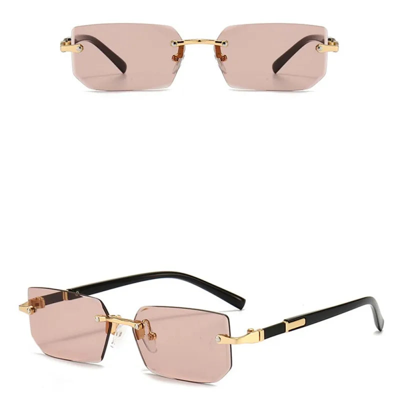 Goggles Rimless Sun Glasses Designer Shades Luxury Brand Eyewear For Beach Summer Fashion Travel