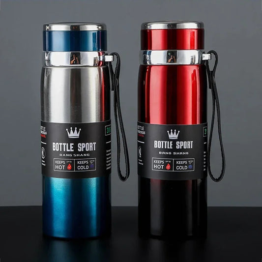 1L Stainless Steel Thermos Bottle Thermal Water Bottle Keep Cold And Hot Water Bottle Thermos For Water Tea Coffee Vacuum Flasks