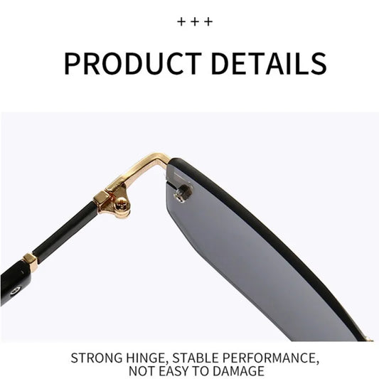 Goggles Rimless Sun Glasses Designer Shades Luxury Brand Eyewear For Beach Summer Fashion Travel